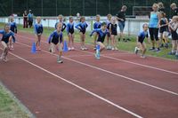 Turnerinnen des TSV Teisendorf beim 50m Lauf